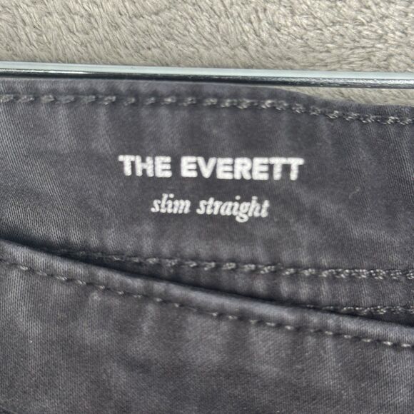 AG Adriano Goldschmied Jeans Mens 40x34‎ Black The Everett Slim Straight Casual - Picture 7 of 10